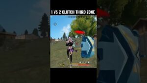 1 VS 2 Clutch Op Moments |  Third Zone Fight | Garena Free Fire | #shorts