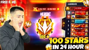99 Star To 100 Star⭐In Cs Rank Hacker Pro Player Vs Me - Garena Free Fire
