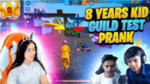ADAM GUILD TEST PRANK ON CUTE GIRL STREAMER 😱 Garena free fire