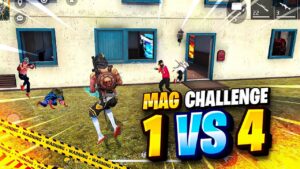 Badge99 Solo Vs Squad With Mag7 In High Rank Match - Garena Free Fire