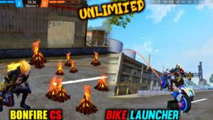 Free Fire New BIKE Launcher || Unlimited Bonfire 😱 Garena Free Fire