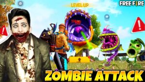 Free Fire Under Zombies Attack😱😨- Garena Free Fire