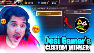I WON AMIT BHAI @Desi Gamers CUSTOM ROOM🏆 || RAJAT FF - GARENA FREE FIRE 🔥