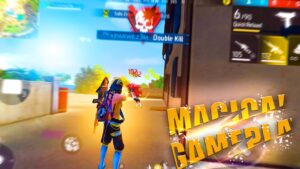 Magical Gameplay - Only Headshots "Solo vs Duo OP Gameplay" || Garena Free Fire - PK GAMERS