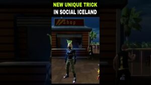 NEW UNIQUE TRICK IN SOCIAL ICELAND || कोई नहीं जानता || GARENA FREE FIRE #shorts
