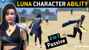 New Luna Character Ability Test | 2 in 1 Passive Skill 🤯 Garena free fire