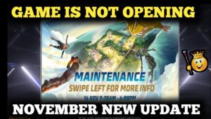 OB37 UPDATE FREE FIRE || 16 NOVEMBER NEW UPDATE || WHY GAME IS NOT OPENING? || SERVER MAINTENANCE ||