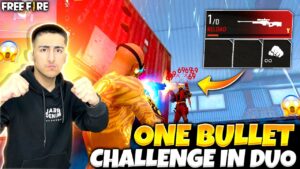 One Bullet Challenge In Lone Wole Duo😱🤣- Garena Free Fire