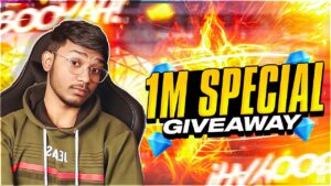 1 Million Special Giveaway Live Custom Rooms - Garena Freefire Live