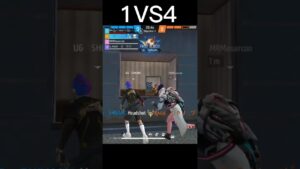1VS4 In Cs Rank Match||Garena Free Fire||#freefire #shorts #short#bodyshotgaming