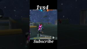 1vs4😧Short Video👍Garena free fire