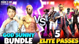 5 Old Elite Passes Vs My Bundle😨🤣- Garena Free Fire
