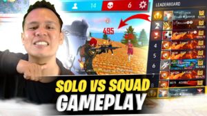 99000+ Grandmaster Rank Score मैं Insane Solo Vs Squad Moment 😱 Tonde Gamer - Garena Free Fire