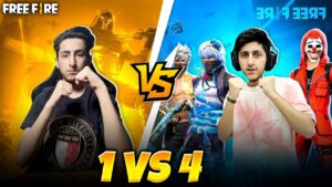 A_S RANA VS 4 PRO PLAYER 😨 IN CLASH SQUAD - GARENA FREE FIRE