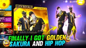 FINALLY 😍 I GOT GOLDEN SAKURA AND HIP-HOP ❤Garena Free Fire