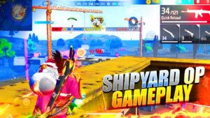FREEFIRE 🔥 Shipyard Last Zone Trick OP || NXT Level Headshot Gameplay - Garena Free Fire #freefire