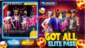 Finally I Got All Elite Pass 🤯🥳 Hall of Elites Event - Garena free fire