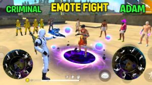 Free Fire Emote Fight On Factory Roof 😈 Cute Girl Challenge Me🤕 Criminal Vs Adam - Garena Free Fire
