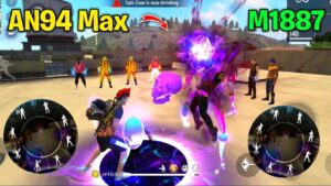 Free Fire Emote Fight On Factory Roof😈 New AN94 Evo Max😳 Adam 🆚 Hip Hop & Criminal😍 Garena Free Fire