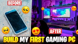 MY FIRST GAMING PC BUILD FROM YOUTUBE MONEY 🤩 || GARENA FREE FIRE 🔥