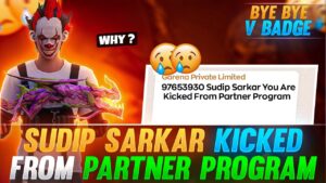 NO MORE "V" BADGE 😞PARTNER PROGRAM SE NIKAL DIYA🤬GARENA FREE FIRE 🔥
