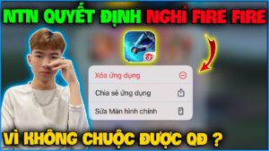 NTN quyết định “ Nghỉ Game Free Fire ” vì không đủ tiền chuộc quân đoàn ? Tặng acc tâm huyết cho fan