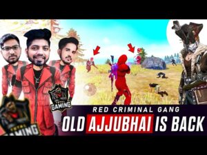 Old Ajjjubhai's Squad Is Back😎- Red Criminal Gang In GrandMaster Lobby😍- Garena Free Fire