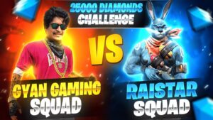 Raistar Squad Vs GyanSujan Squad Random Player | Garena Free Fire Max