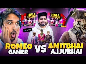 Romeo Gamer Vs Amitbhai & Ajjubhai- Hall Of Elites😍- Diamond Battle- Garena Free Fire
