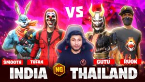 Ruok Using Hack ?? ☹️ Smooth & Tufan Vs Ruok & Gutu Squad 🥵 Garena - Free Fire 🔥