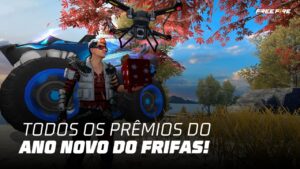 TODAS AS SKINS E PRÊMIOS DO ANO NOVO DO FRIFAS | GARENA FREE FIRE