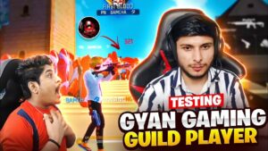 Testing Gyan Gaming Guild Player 🤯 On Nonstop Gaming Live To Join @ngesports 🔥 - Garena Free Fire