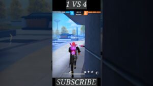 1 VS 4 VERY EASY PIZY CLUCH..😏 - GARENA FREE FIRE - @NonstopGaming_  💕 #short