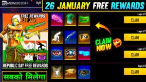 26 JANUARY REPUBLIC DAY EVENT | FREE FIRE NEW EVENT | 22 JANUARY NEW EVENT | FF NEW EVENT