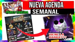 AGENDA SEMANAL DE FREE FIRE RULETA DE TOKENS BARBA DEL VIEJO SUDADERA DE ESQUELETO DIAMANTE ROYALE