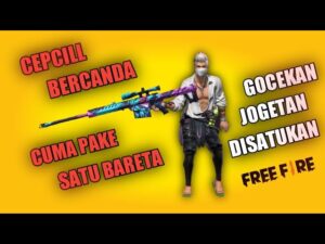 AKSI CEPCILL.! GOCEKIN MUSUH CUMA PAKE SATU BARETA - GARENA FREE FIRE