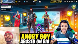 ANGRY BOY YOUTUBER CHALLNGE ON CS RANKED😱 1 VS 4 👿 GARENA FREE FIRE