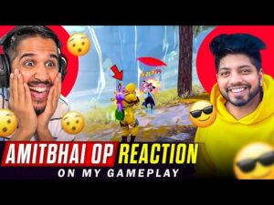 Amitbhai Overpower Reaction On My Gameplay😱- solo Vs Sqaud Moment😦- Garena Free Fire