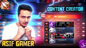 Asif Gamer 🥶 VS Content Creator 🥵 #9 - Garena Free fire