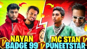 Badge 99 Vs Mc Stan 😱 Fake Badge99 & Mc Stan & Punnet Star Challenge Me - Garena Free Fire