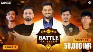 Battle of Tiers | Group B  - Garena Free Fire #gyangaming #rockyandrdx #ipl