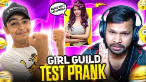 Cute Girl Guild Test Prank 🤯 Yeh नहीं Socha था 🤣 - Garena Free Fire Max