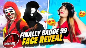 Finally Badge99 Face Reveal and Bindass Laila Reaction| Garena Free Fire | Bindass Laila @Badge99ff