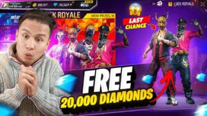 Free 20000 Diamonds For Season 2 Hiphop & Old Elites Pass 😱 Last Chance 🤔 Garena Free Fire Max