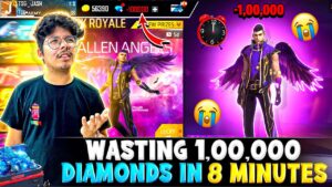 Free Fire India 🇮🇳 New Event 😨I Wasted 1,00,000 Diamonds in 8 Minutes 😍- Garena Free Fire