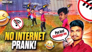 🤣Funny No Internet Prank With HariScar , Pvs , Tgb Singam In Free Fire🔥| Garena Free Fire #ajjeffy