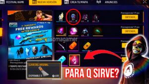 GARENA REGALA NUEVOS PREMIOS EN LA ACTUALIZACIÓN DE FREE FIRE ENERO 2023 CUANTO PESA, LLAVE ARSENAL