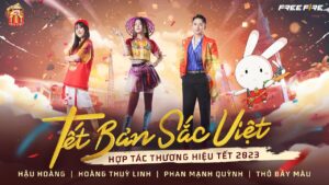 HỢP TÁC THƯƠNG HIỆU 2023: FREE FIRE X HOÀNG THÙY LINH, PHAN MẠNH QUỲNH, HẬU HOÀNG VÀ THỎ BẢY MÀU