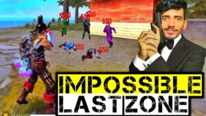 Last Zone Epic Fight😱 Pro Lobby Solo Vs Squad Garena Free Fire //20 Kills in Grandmaster Lobby