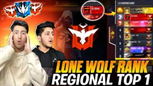Lone Wolf Rank Push With A_s Gaming  Top 1 Regional - Garena Free Fire